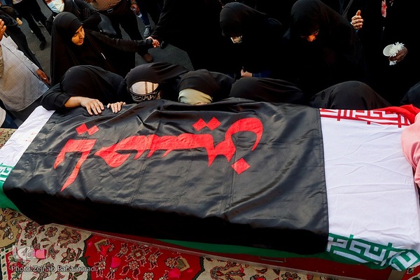 مراسم وداع با پیکر مطهر شهید «جانی بت اوشانا»