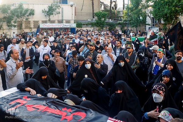 مراسم وداع با پیکر مطهر شهید «جانی بت اوشانا»