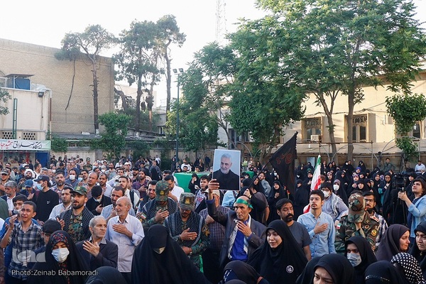 مراسم وداع با پیکر مطهر شهید «جانی بت اوشانا»