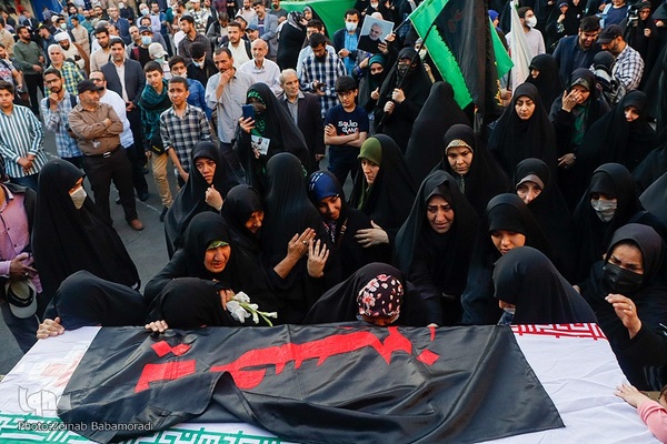 مراسم وداع با پیکر مطهر شهید «جانی بت اوشانا»