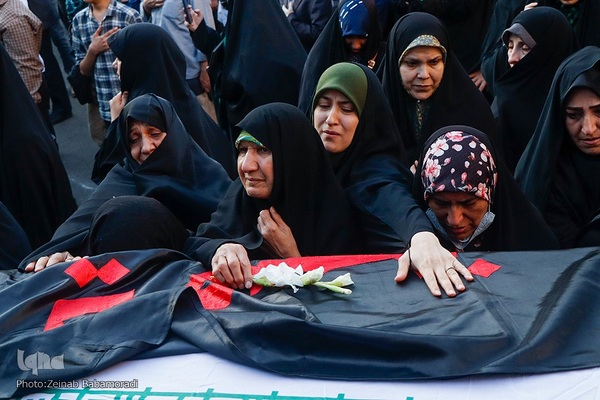 مراسم وداع با پیکر مطهر شهید «جانی بت اوشانا»