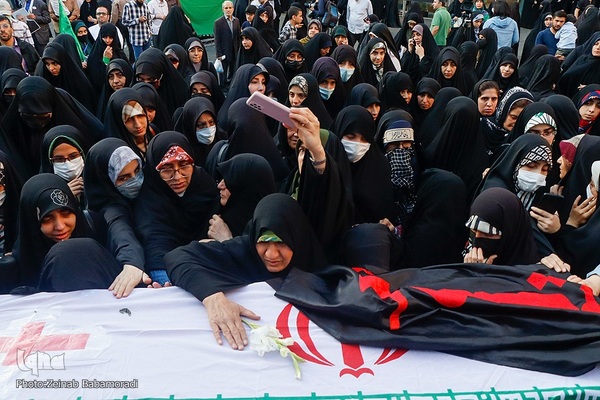 مراسم وداع با پیکر مطهر شهید «جانی بت اوشانا»