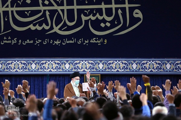 دیدار جمعی از کارگران با رهبر انقلاب