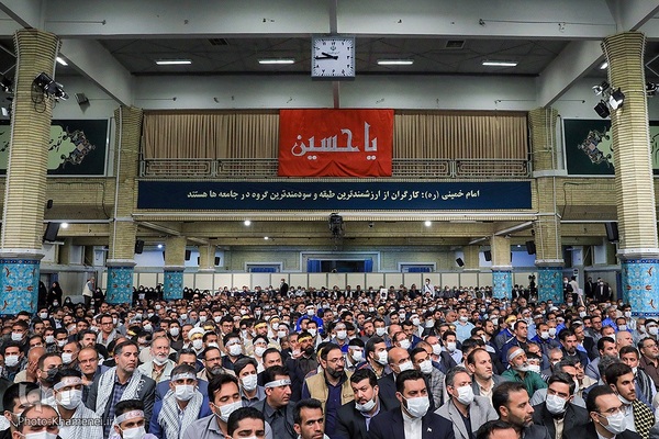 دیدار جمعی از کارگران با رهبر انقلاب