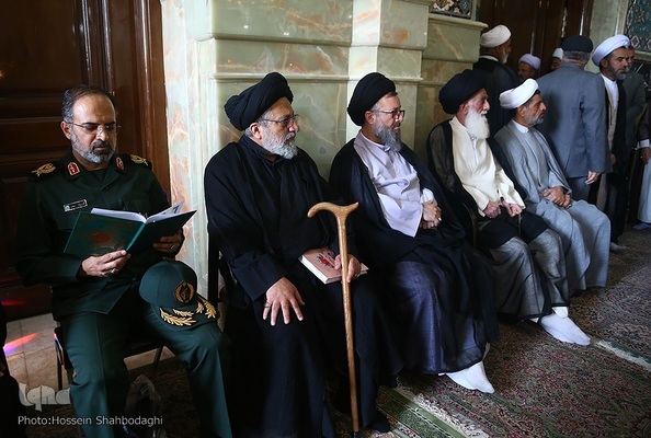 مراسم تشییع پیکر شهید آیت‌الله سلیمانی در شهر مقدس قم