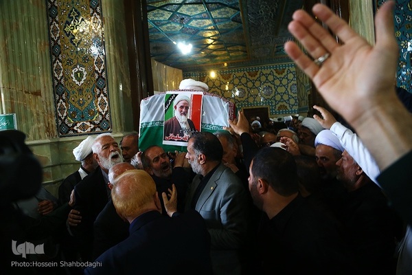 مراسم تشییع پیکر شهید آیت‌الله سلیمانی در شهر مقدس قم