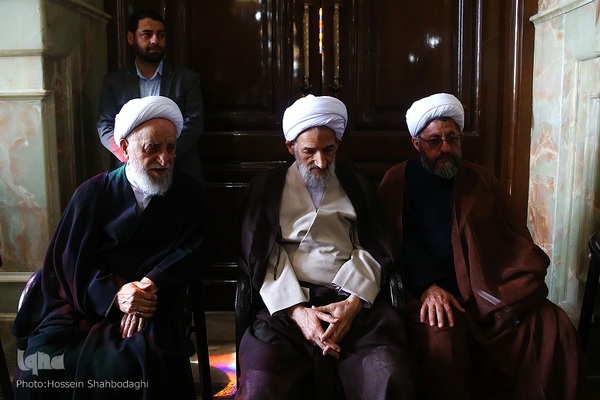 مراسم تشییع پیکر شهید آیت‌الله سلیمانی در شهر مقدس قم