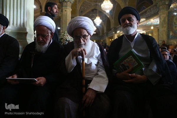 مراسم تشییع پیکر شهید آیت‌الله سلیمانی در شهر مقدس قم