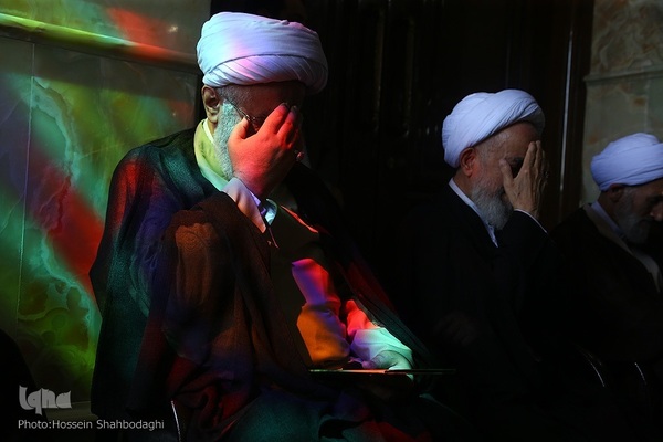 مراسم تشییع پیکر شهید آیت‌الله سلیمانی در شهر مقدس قم