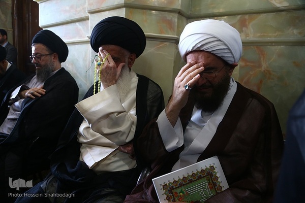 مراسم تشییع پیکر شهید آیت‌الله سلیمانی در شهر مقدس قم