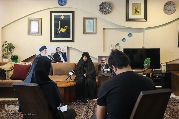 مصاحبه با همسر عماد افروغ