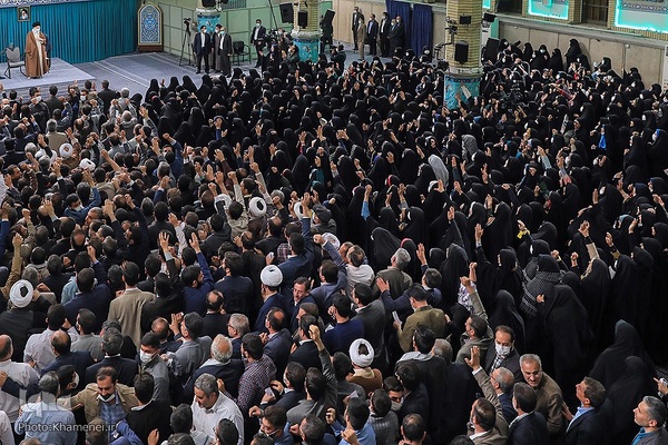 دیدار جمعی از معلمان و فرهنگیان با رهبر معظم انقلاب