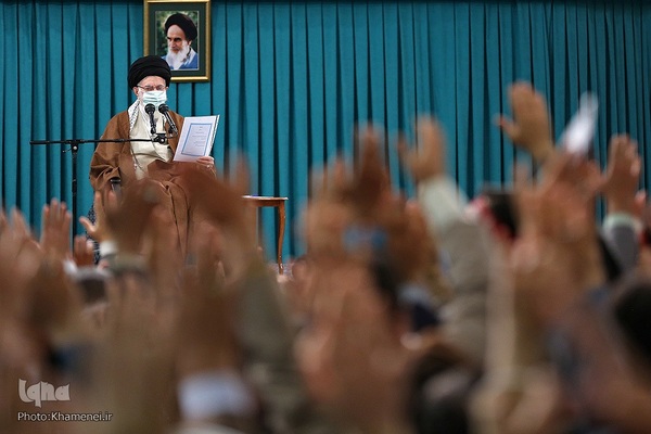 دیدار جمعی از معلمان و فرهنگیان با رهبر معظم انقلاب