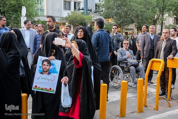 مراسم تشییع پیکر حمیدرضا الداغی، از شهدای مدافع امنیت و امر به معروف و نهی از منکر