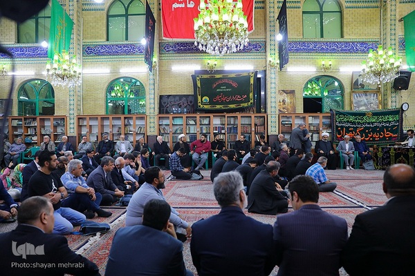 مراسم بزرگداشت شهید الداغی در سجادیه بزرگ تهران
