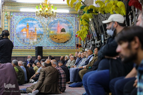 مراسم بزرگداشت شهید الداغی در سجادیه بزرگ تهران