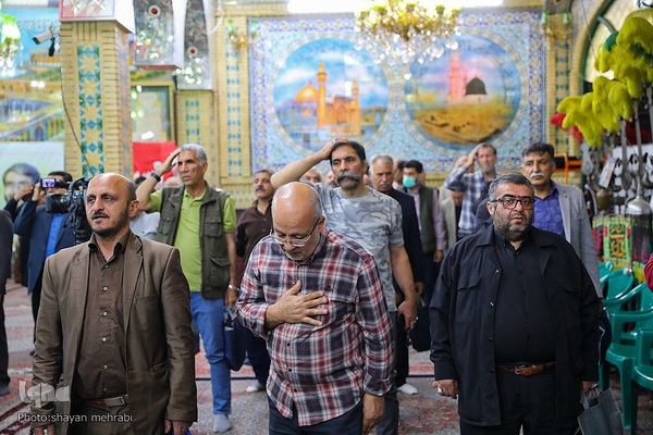 مراسم بزرگداشت شهید الداغی در سجادیه بزرگ تهران