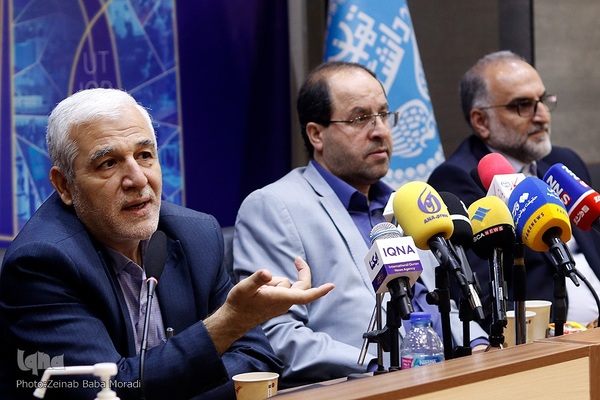 نشست خبری سید محمد مقیمی، رییس دانشگاه تهران