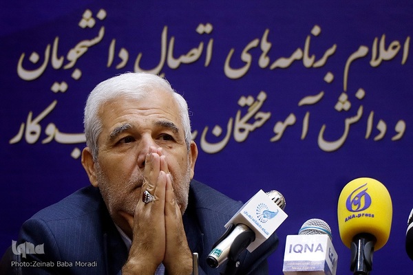 نشست خبری سید محمد مقیمی، رییس دانشگاه تهران