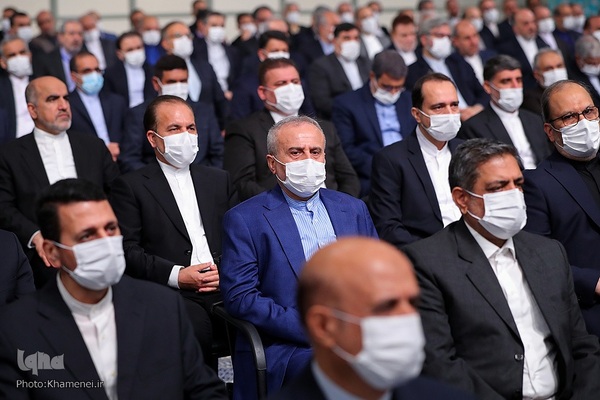 دیدار سفیران و مسئولان وزارت امور خارجه با رهبر انقلاب