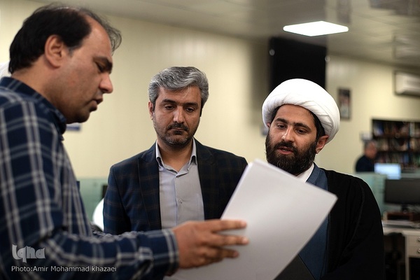 بازدید حجت الاسلام والمسلمین علی تقی زاده، رئیس سازمان دارالقرآن الکریم از ایکنا