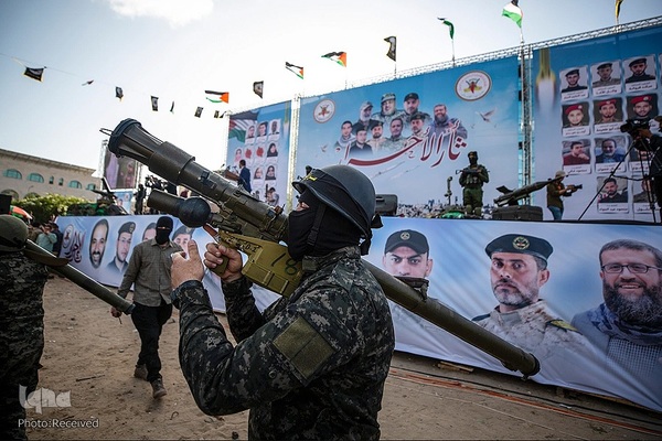 مراسم بزرگداشت شهدای نبرد «خون آزادگان» در غزه