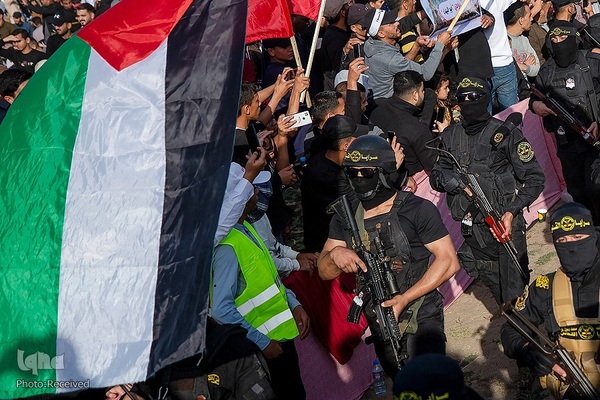 مراسم بزرگداشت شهدای نبرد «خون آزادگان» در غزه