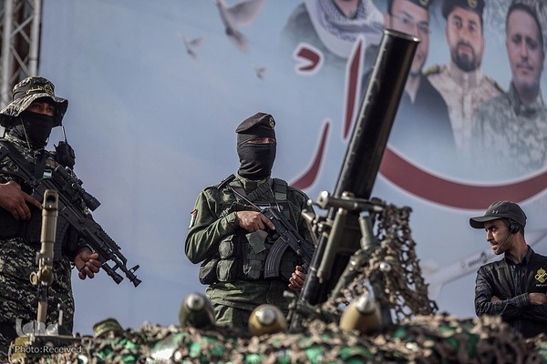 مراسم بزرگداشت شهدای نبرد «خون آزادگان» در غزه