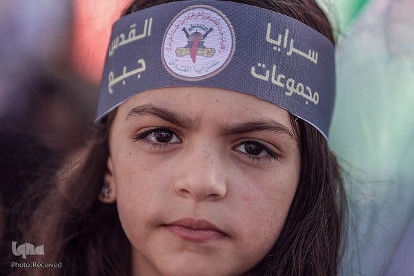 مراسم بزرگداشت شهدای نبرد «خون آزادگان» در غزه