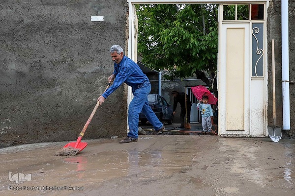 وقوع خسارت سنگین سیل به برخی روستاهای شهرستان اهر
