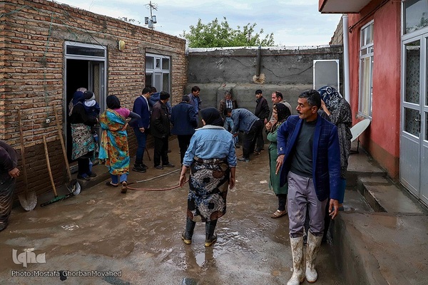 وقوع خسارت سنگین سیل به برخی روستاهای شهرستان اهر