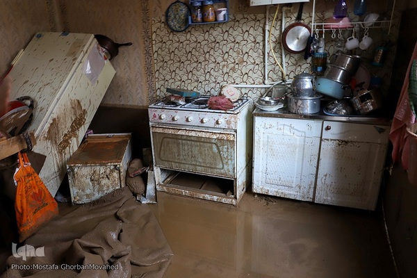 وقوع خسارت سنگین سیل به برخی روستاهای شهرستان اهر