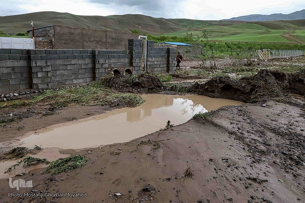 وقوع خسارت سنگین سیل به برخی روستاهای شهرستان اهر
