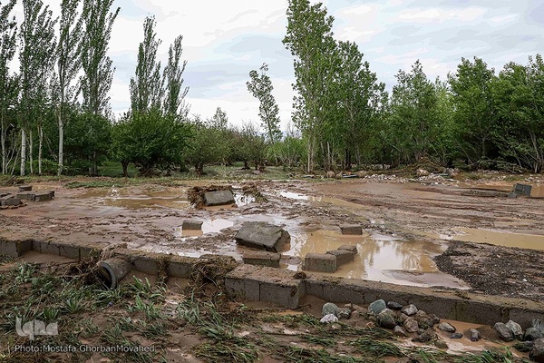 وقوع خسارت سنگین سیل به برخی روستاهای شهرستان اهر