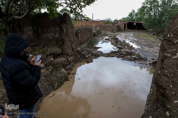وقوع خسارت سنگین سیل به برخی روستاهای شهرستان اهر