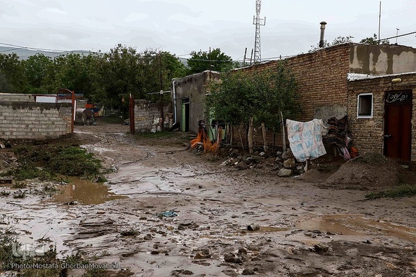 وقوع خسارت سنگین سیل به برخی روستاهای شهرستان اهر