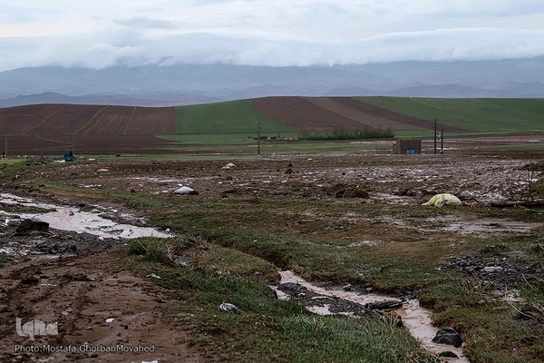 وقوع خسارت سنگین سیل به برخی روستاهای شهرستان اهر