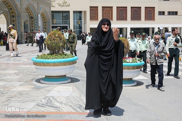 تشییع پیکر شهدای مرزبان در مشهد