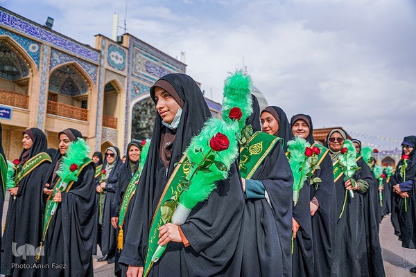 گلباران حرم مطهر حضرت شاهچراغ (ع)‎‎