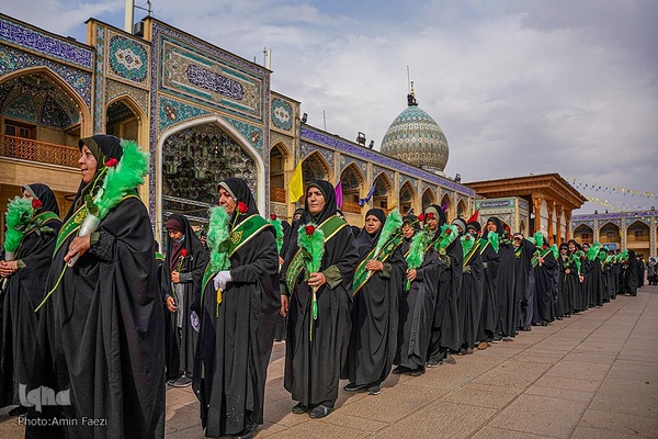 گلباران حرم مطهر حضرت شاهچراغ (ع)‎‎