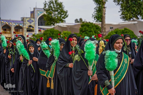 گلباران حرم مطهر حضرت شاهچراغ (ع)‎‎