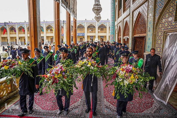 گلباران حرم مطهر حضرت شاهچراغ (ع)‎‎