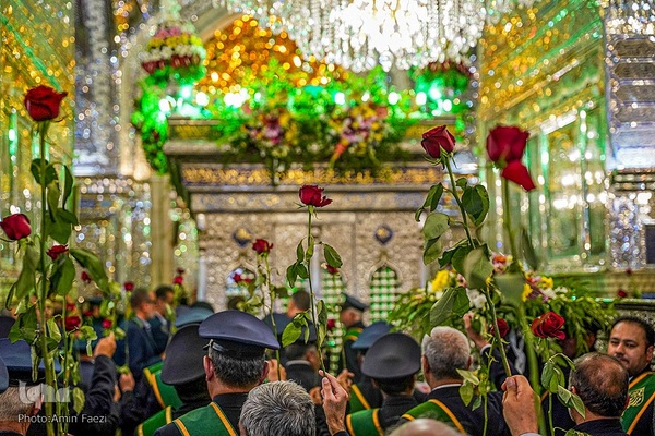 گلباران حرم مطهر حضرت شاهچراغ (ع)‎‎