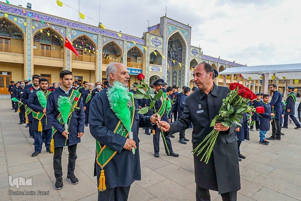 گلباران حرم مطهر حضرت شاهچراغ (ع)‎‎