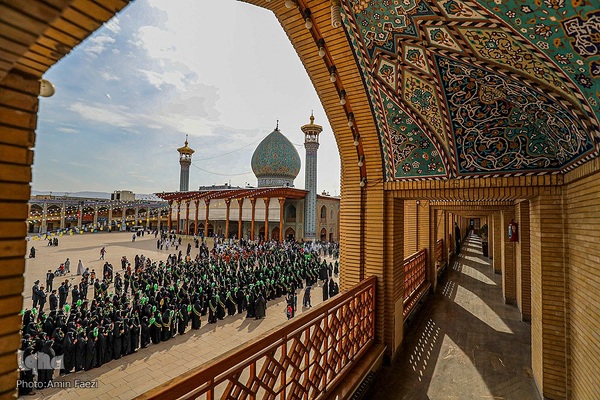 گلباران حرم مطهر حضرت شاهچراغ (ع)‎‎