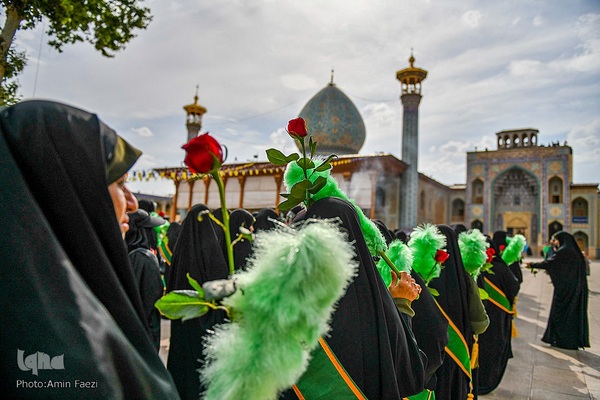 گلباران حرم مطهر حضرت شاهچراغ (ع)‎‎