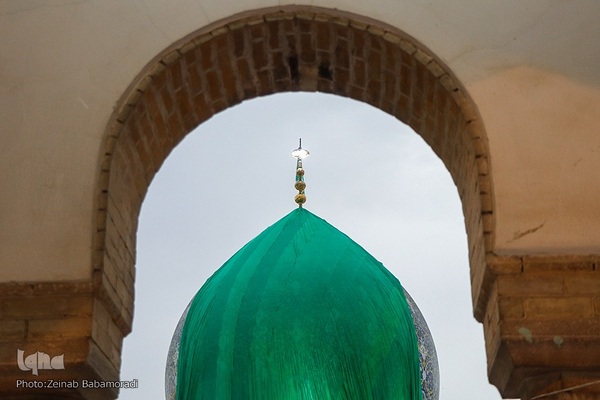 رونمایی از گنبد جدید حضرت طاهر بن زین العابدین علیهماالسلام