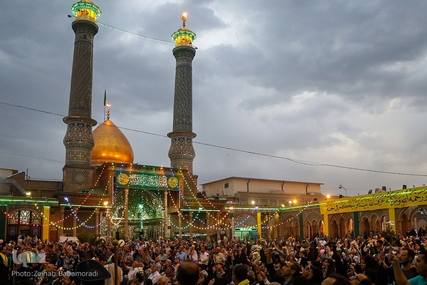 رونمایی از گنبد جدید حضرت طاهر بن زین العابدین علیهماالسلام