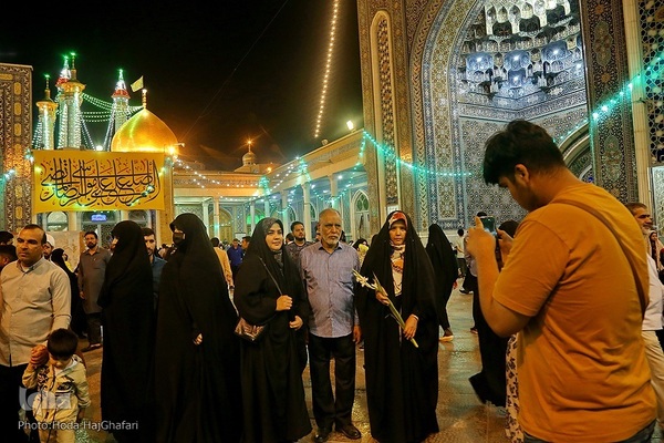 جشن میلاد امام رضا(ع) در آستان بانوی کرامت