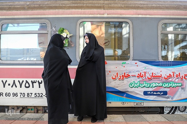 افتتاح راه‌آهن بستان‌آباد ـ خاوران در آذربایجان شرقی با حضور رئیس‌ جمهور‎‎